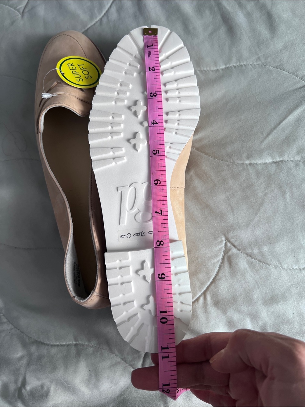 Paul Green Nude Suede Loafer - Super Soft Comfort - Picture 8 of 8